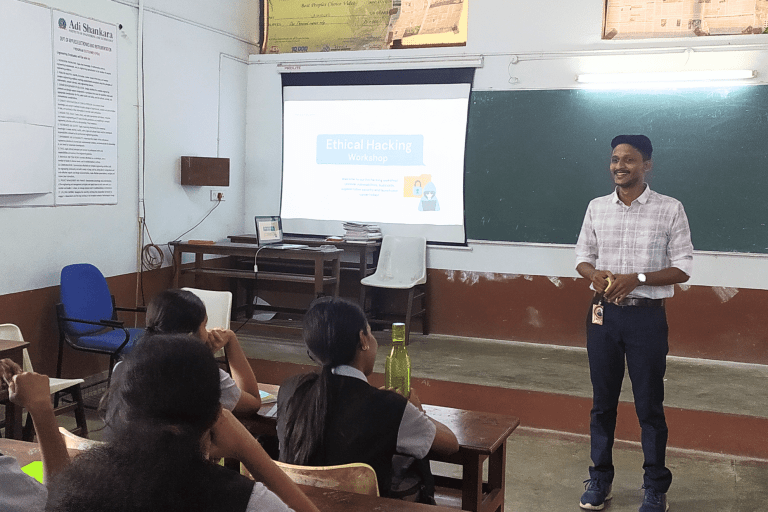 Cyber Security workshop organised by edwhere education presented by Mr.Manu Francis at ASIET, Kalady (1980 × 1320 px)