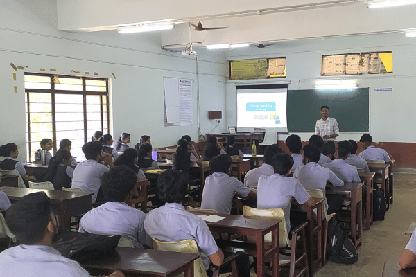 Cyber Security workshop organised by edwhere education presented by Mr.Manu Francis at Adi Shankara Institute of Engineering and Technology.