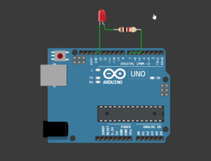 LED Blinking circuit for arduino robotics 101 crash course