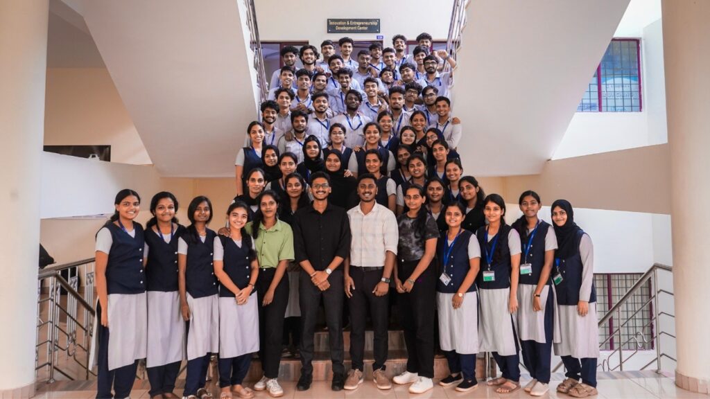 Group Photo Edwhere Education and Teqard labs organises MicroPython workshop at Sahrudaya college