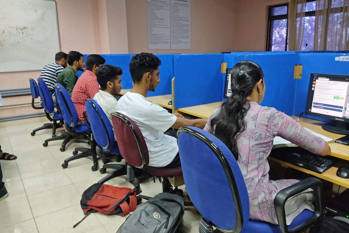 Students at the Lab session of Cyber security course organised by Edwhere Education Essentials of ethical Hacking